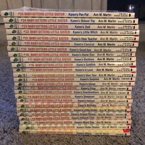 Baby-Sitters Little Sister Book Series. Books 1-25